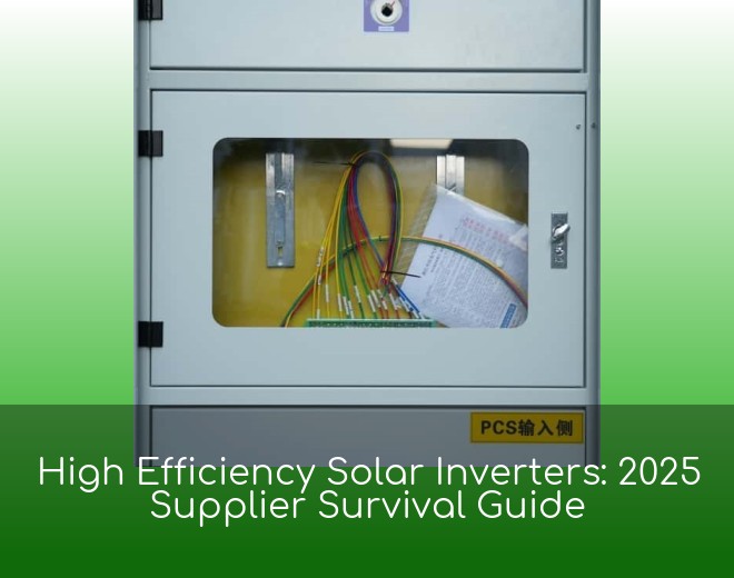 High Efficiency Solar Inverters: 2025 Supplier Survival Guide
